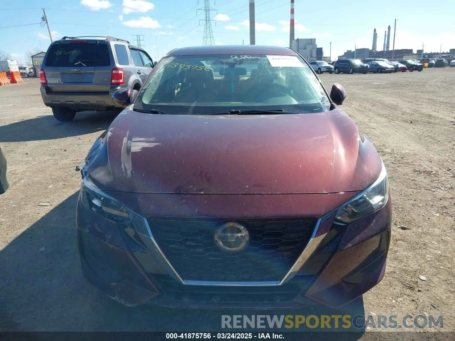 12 fotografías del automóvil dañado 3N1AB8CV8MY230033 NISSAN SENTRA 2021