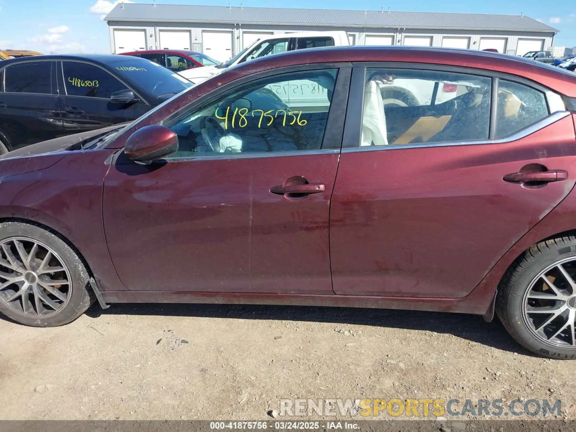 14 fotografías del automóvil dañado 3N1AB8CV8MY230033 NISSAN SENTRA 2021