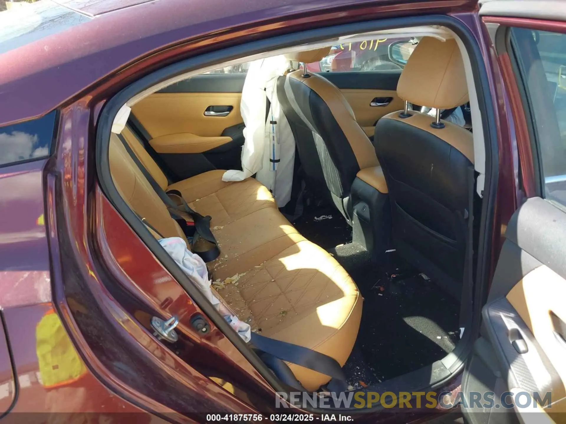 8 fotografías del automóvil dañado 3N1AB8CV8MY230033 NISSAN SENTRA 2021