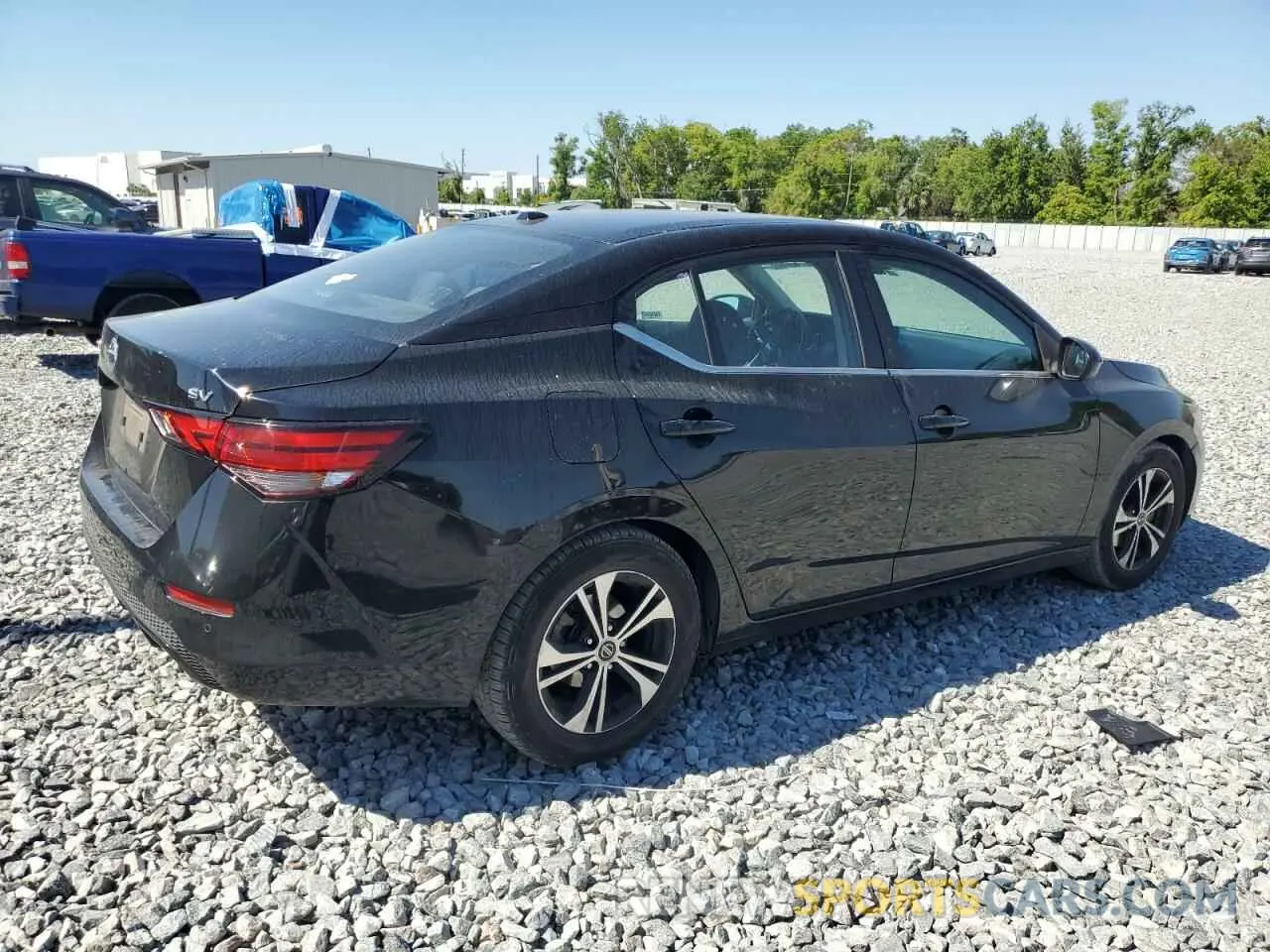 3 fotografías del automóvil dañado 3N1AB8CV8MY254350 NISSAN SENTRA 2021