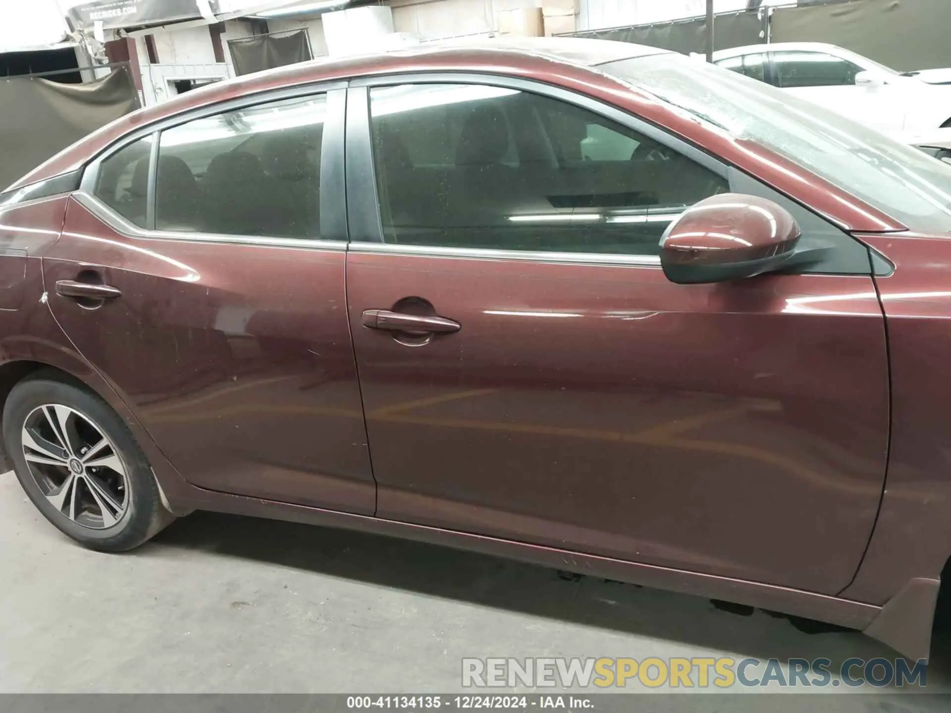 13 fotografías del automóvil dañado 3N1AB8CV8MY266823 NISSAN SENTRA 2021