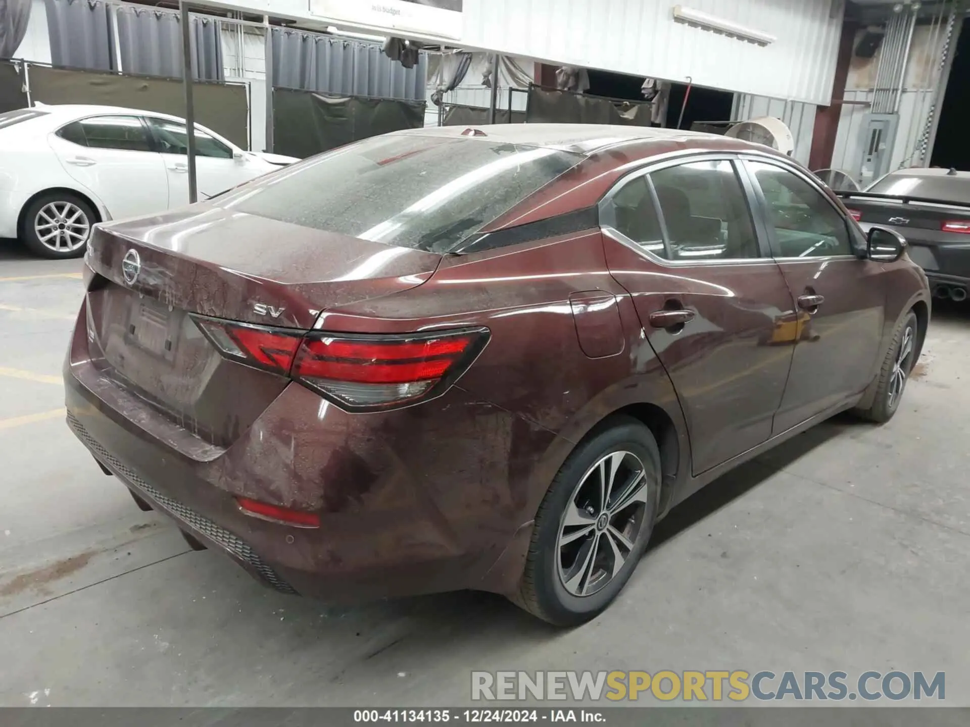 4 fotografías del automóvil dañado 3N1AB8CV8MY266823 NISSAN SENTRA 2021