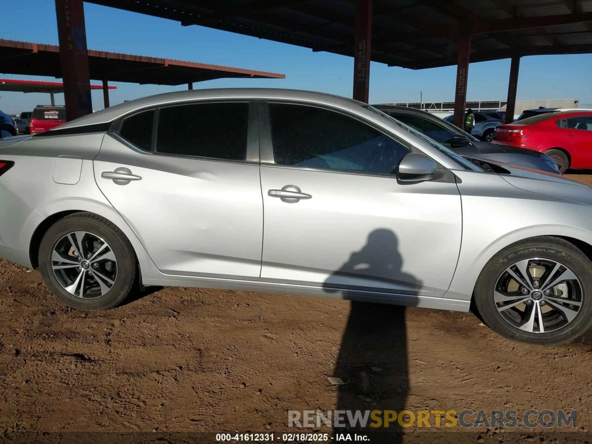13 fotografías del automóvil dañado 3N1AB8CV8MY286215 NISSAN SENTRA 2021