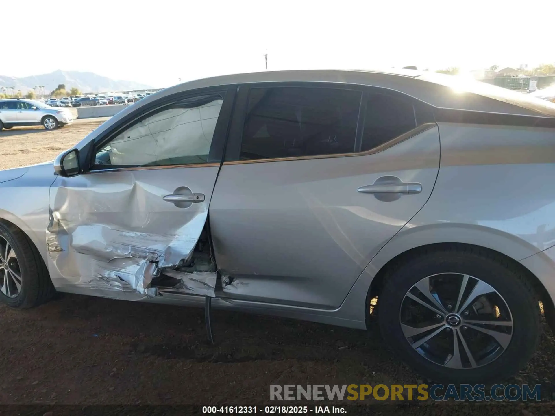 14 fotografías del automóvil dañado 3N1AB8CV8MY286215 NISSAN SENTRA 2021