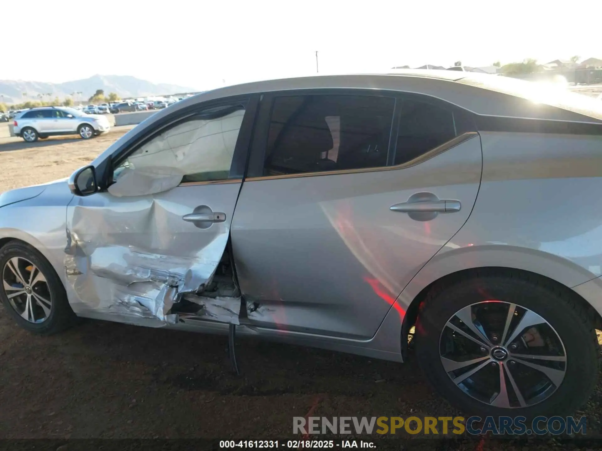 6 fotografías del automóvil dañado 3N1AB8CV8MY286215 NISSAN SENTRA 2021
