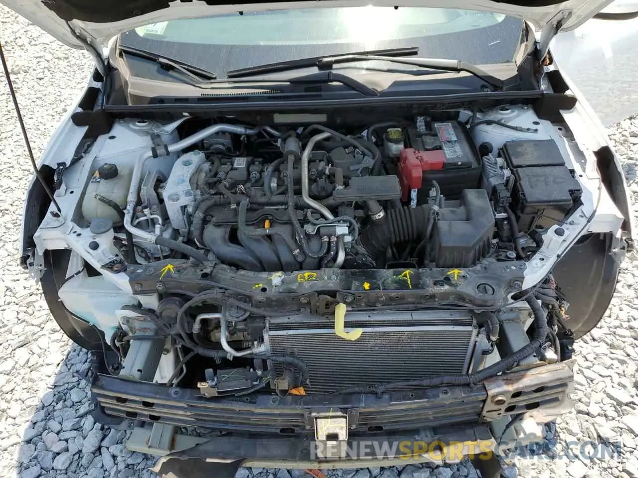 11 fotografías del automóvil dañado 3N1AB8CV8MY293424 NISSAN SENTRA 2021