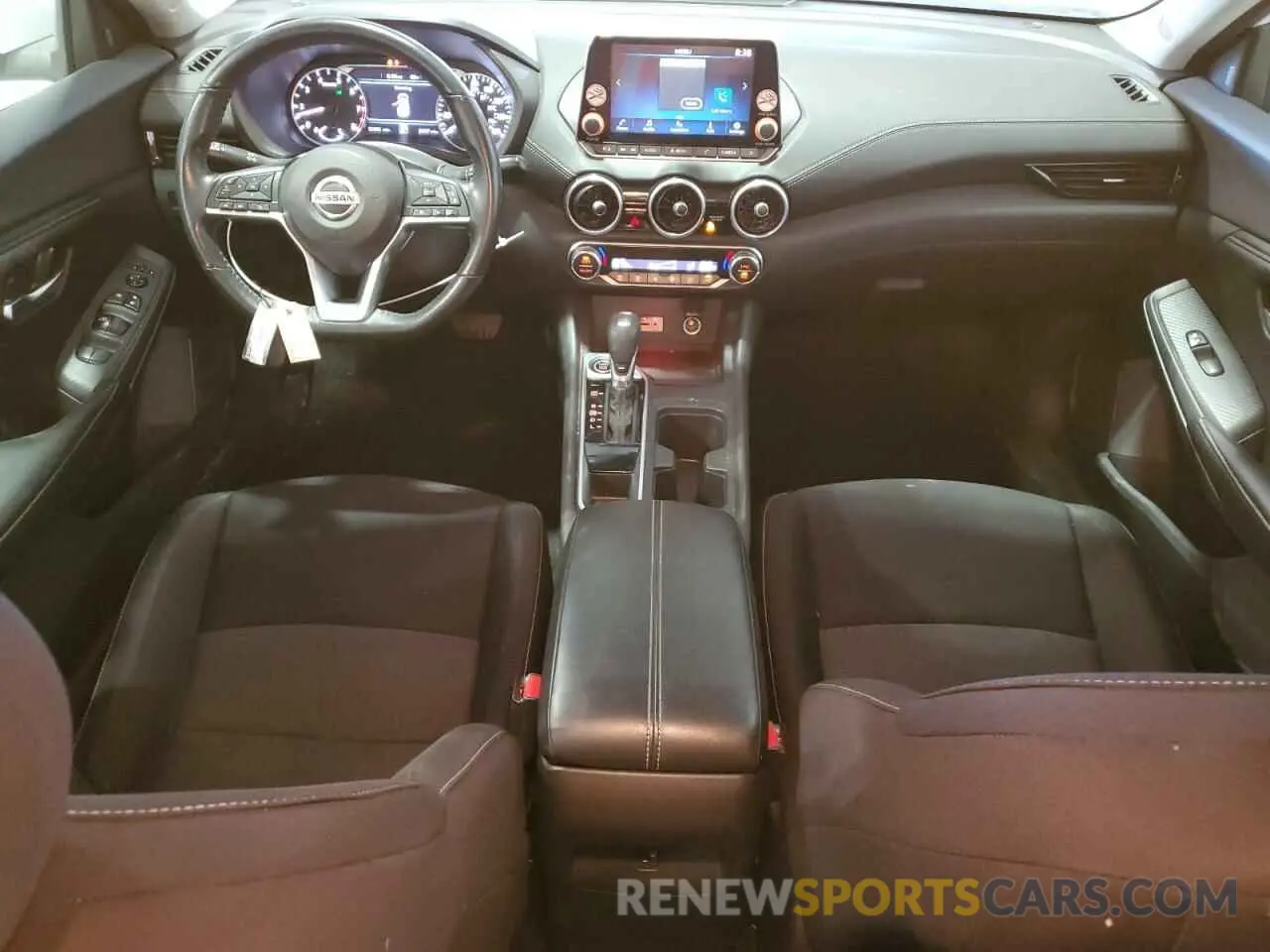 8 fotografías del automóvil dañado 3N1AB8CV8MY300842 NISSAN SENTRA 2021