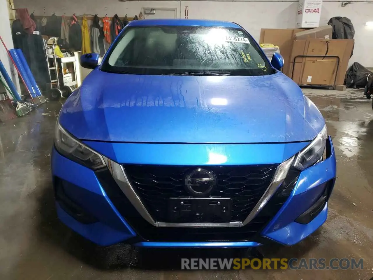 5 fotografías del automóvil dañado 3N1AB8CV8MY305071 NISSAN SENTRA 2021
