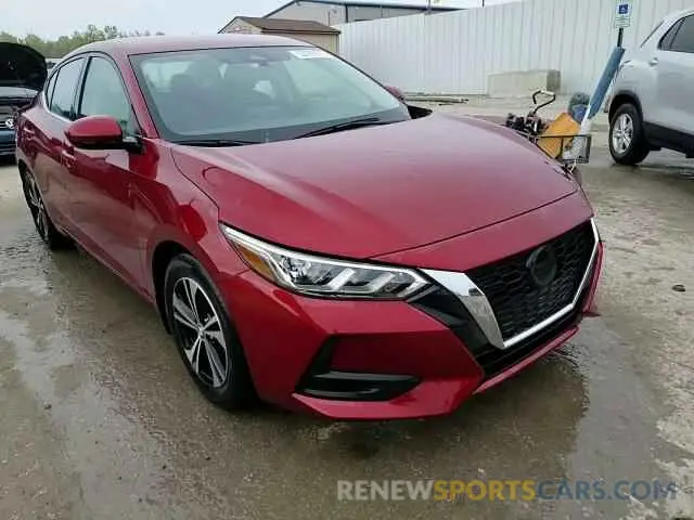 13 fotografías del automóvil dañado 3N1AB8CV8MY312716 NISSAN SENTRA 2021