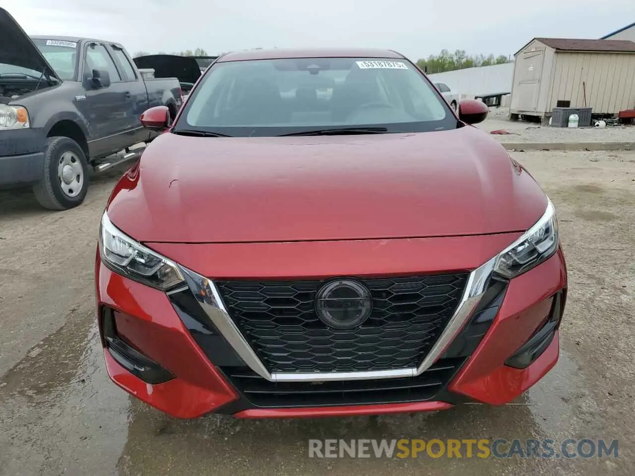 5 fotografías del automóvil dañado 3N1AB8CV8MY312716 NISSAN SENTRA 2021