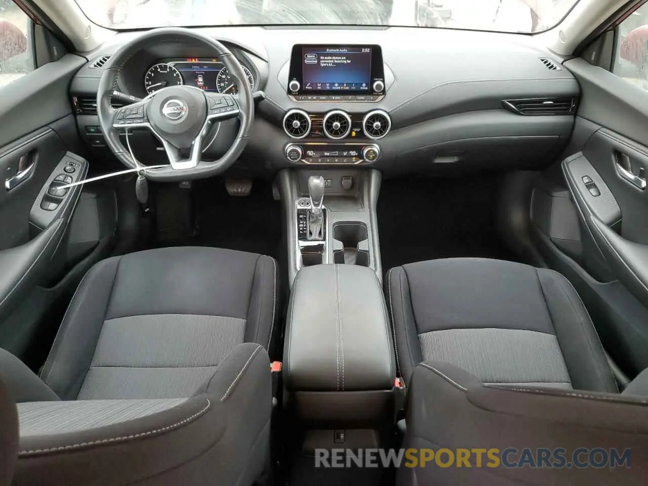 8 fotografías del automóvil dañado 3N1AB8CV8MY312716 NISSAN SENTRA 2021