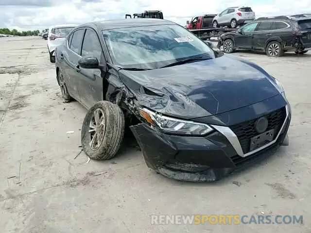 13 fotografías del automóvil dañado 3N1AB8CV8MY329726 NISSAN SENTRA 2021