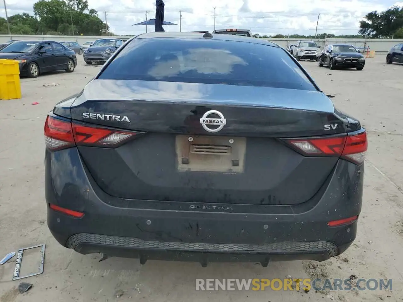 6 fotografías del automóvil dañado 3N1AB8CV8MY329726 NISSAN SENTRA 2021