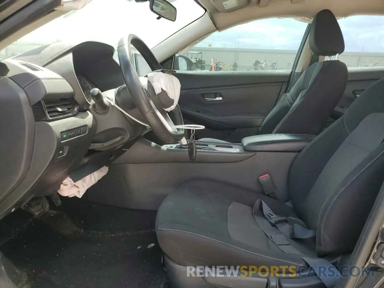 7 fotografías del automóvil dañado 3N1AB8CV8MY329726 NISSAN SENTRA 2021