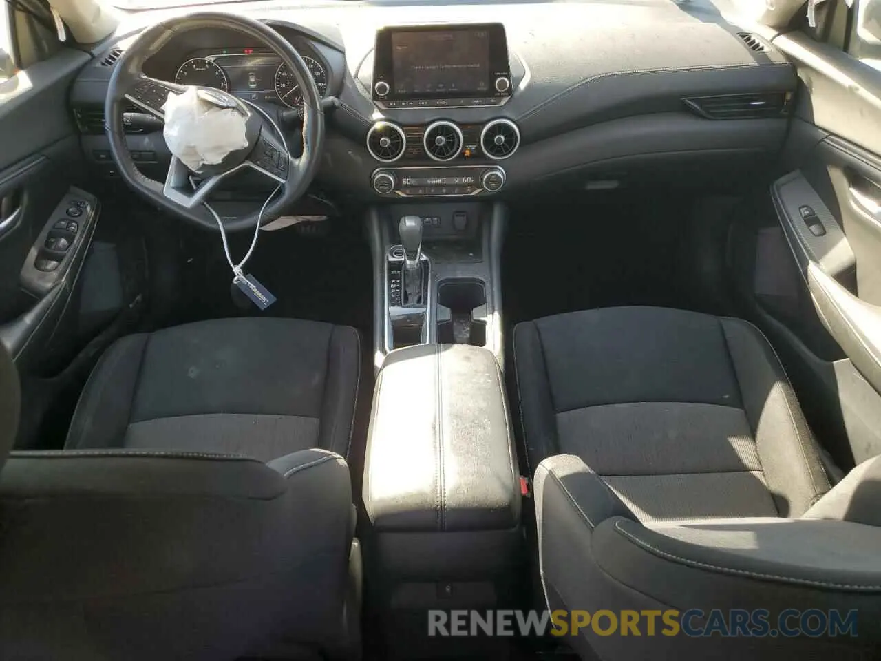 8 fotografías del automóvil dañado 3N1AB8CV9MY206999 NISSAN SENTRA 2021