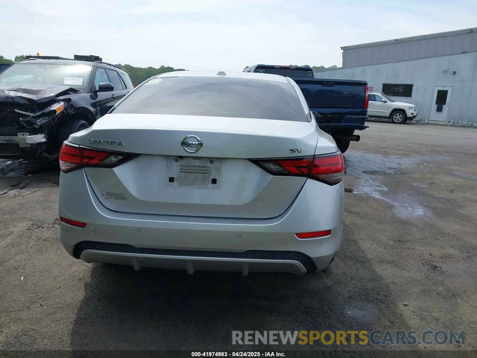 16 fotografías del automóvil dañado 3N1AB8CV9MY217663 NISSAN SENTRA 2021
