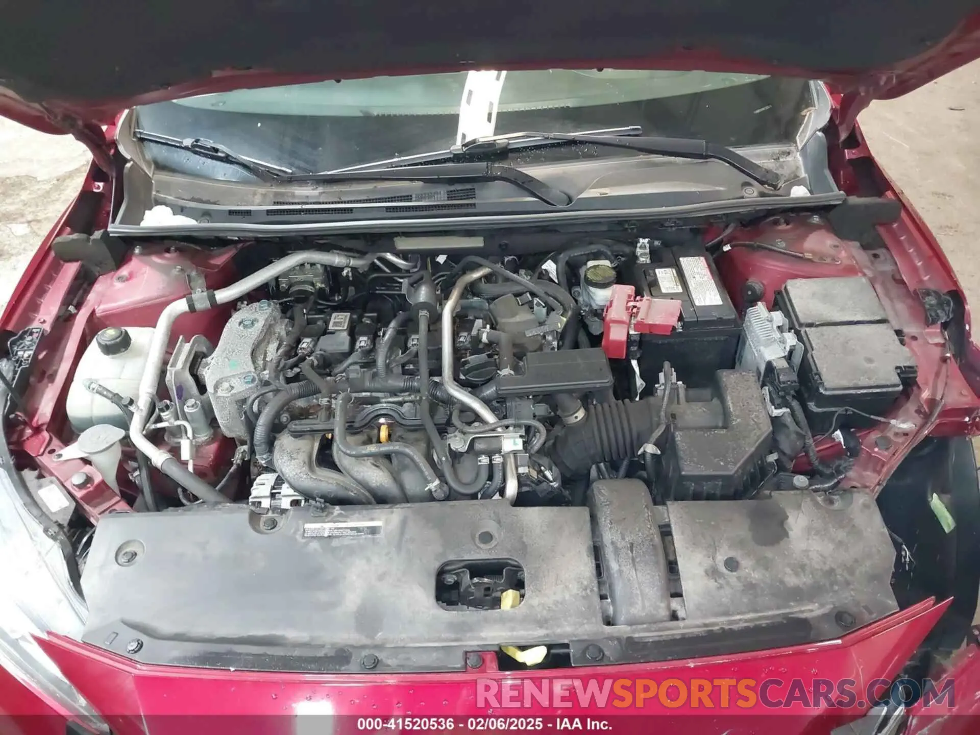 10 fotografías del automóvil dañado 3N1AB8CV9MY222216 NISSAN SENTRA 2021