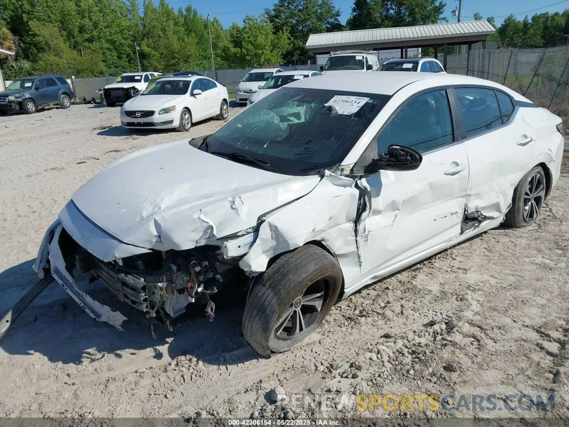 6 fotografías del automóvil dañado 3N1AB8CV9MY248668 NISSAN SENTRA 2021