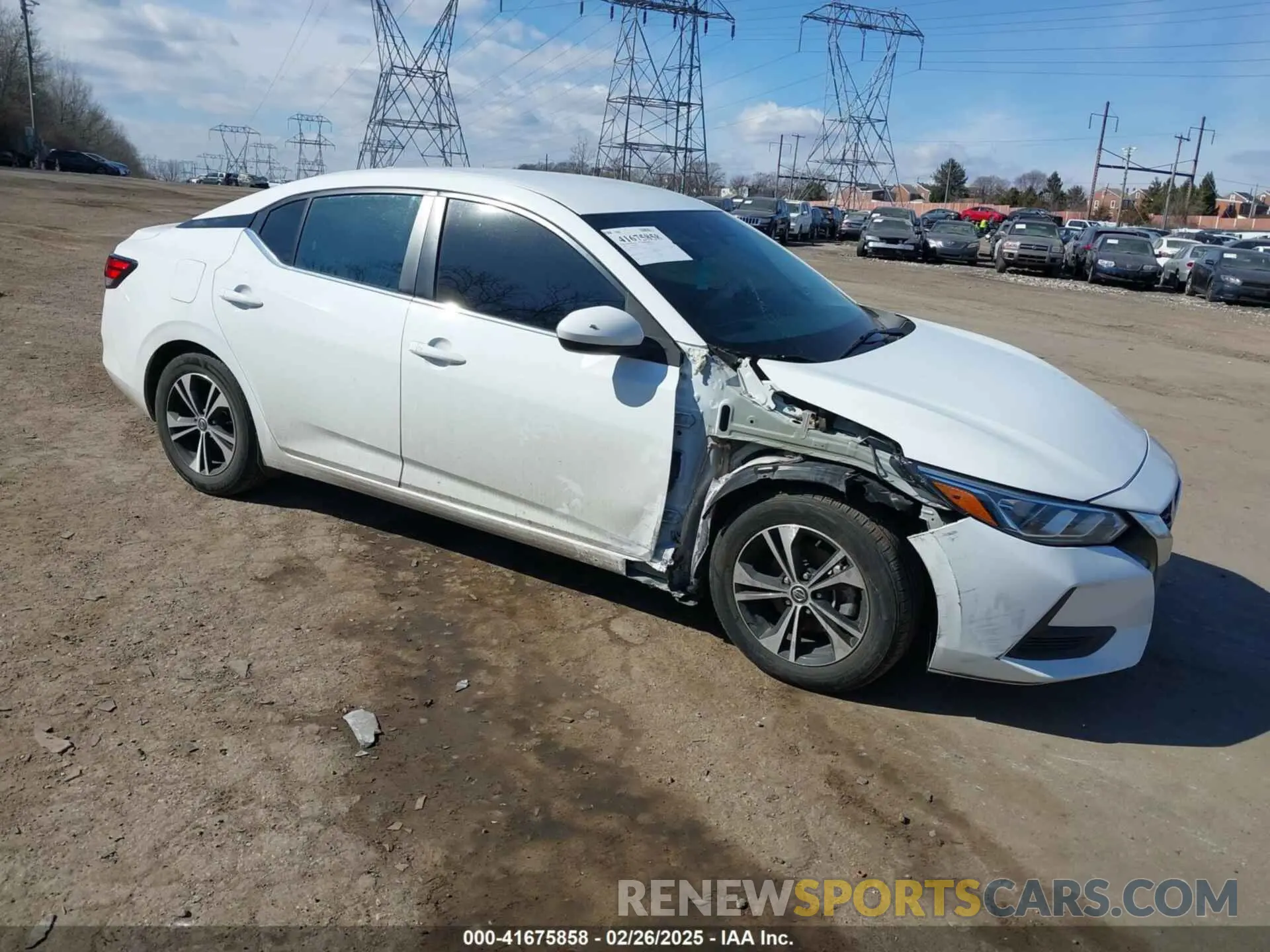 1 fotografías del automóvil dañado 3N1AB8CV9MY252591 NISSAN SENTRA 2021