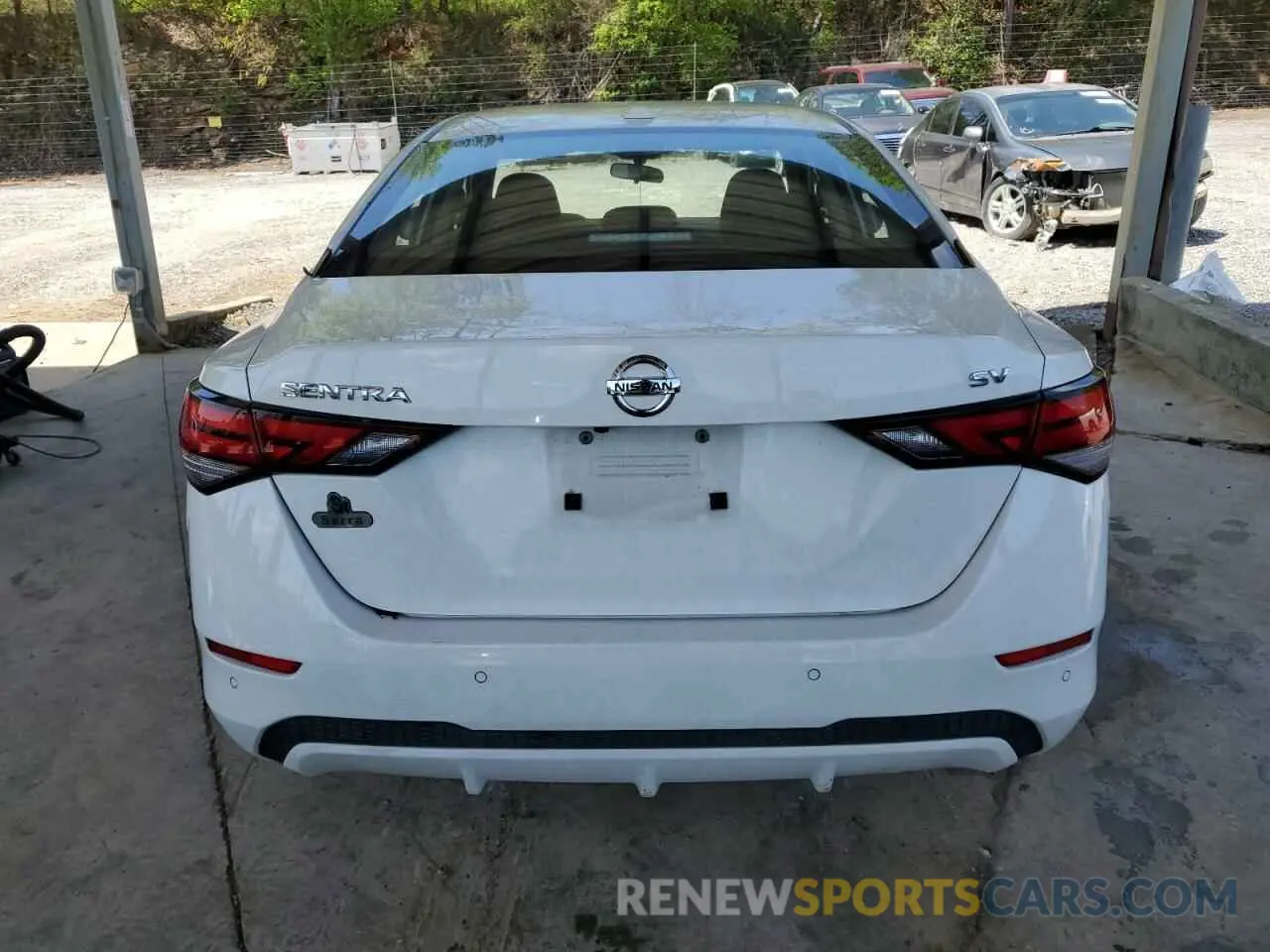 6 fotografías del automóvil dañado 3N1AB8CV9MY263736 NISSAN SENTRA 2021