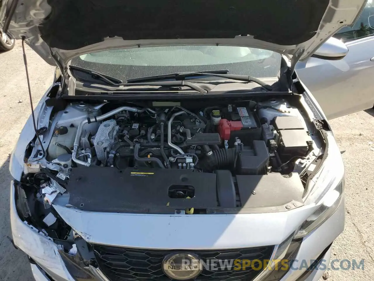 11 fotografías del automóvil dañado 3N1AB8CV9MY291276 NISSAN SENTRA 2021
