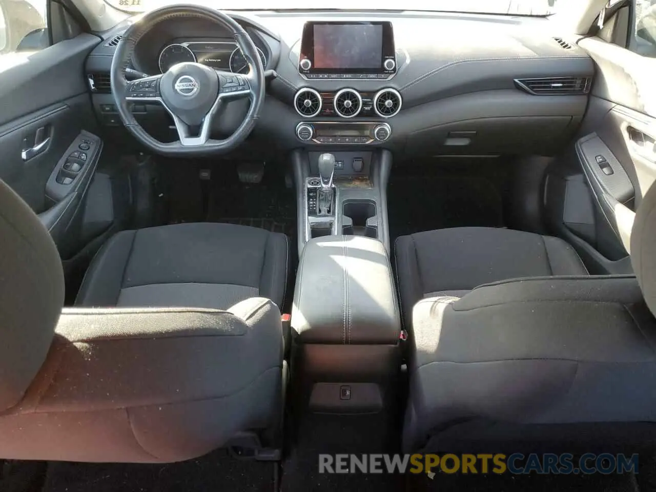 8 fotografías del automóvil dañado 3N1AB8CV9MY308707 NISSAN SENTRA 2021