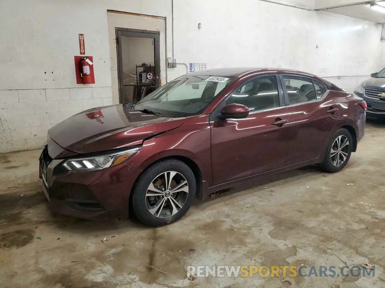 1 fotografías del automóvil dañado 3N1AB8CVXMY220829 NISSAN SENTRA 2021