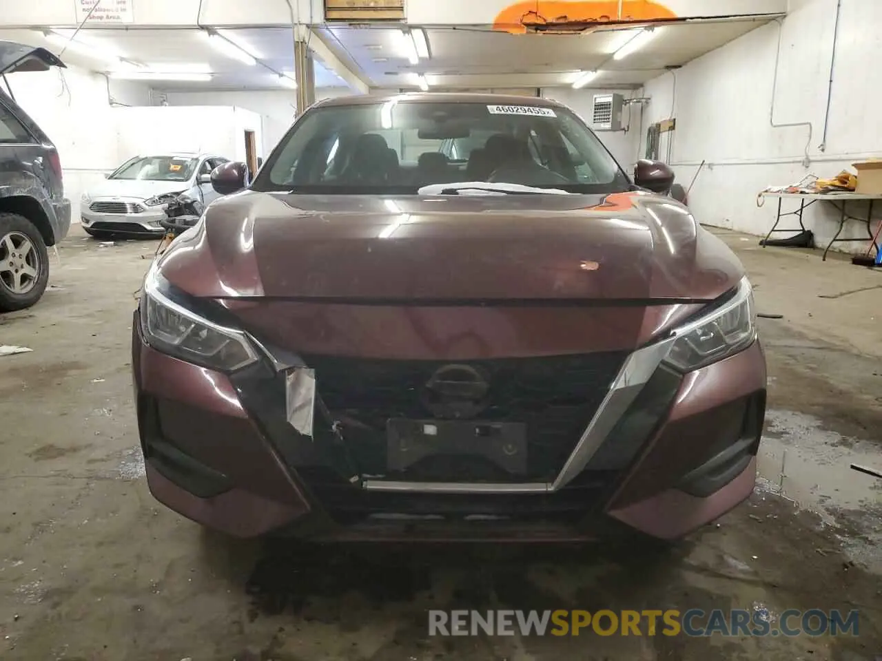 5 fotografías del automóvil dañado 3N1AB8CVXMY220829 NISSAN SENTRA 2021