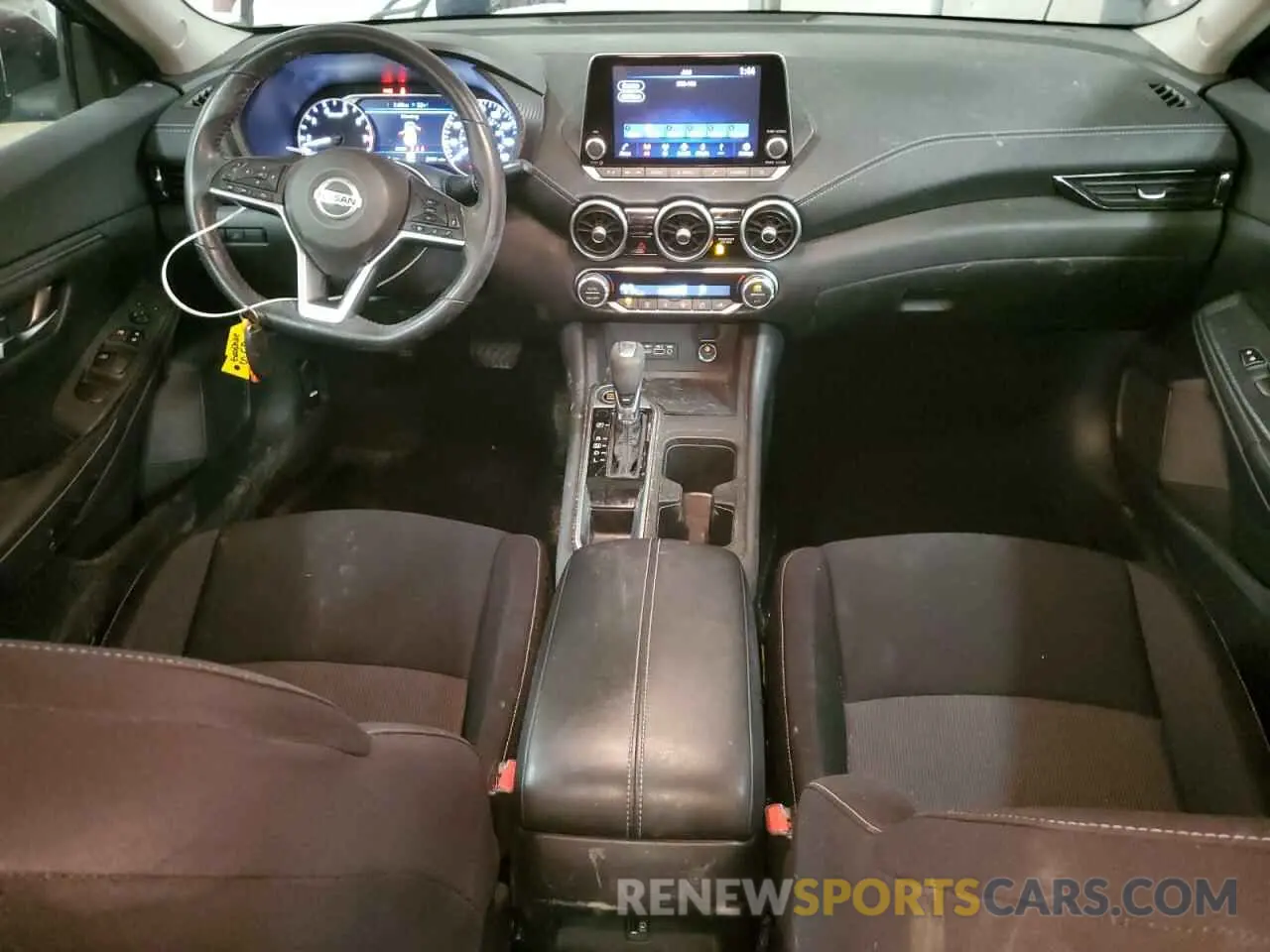 8 fotografías del automóvil dañado 3N1AB8CVXMY220829 NISSAN SENTRA 2021