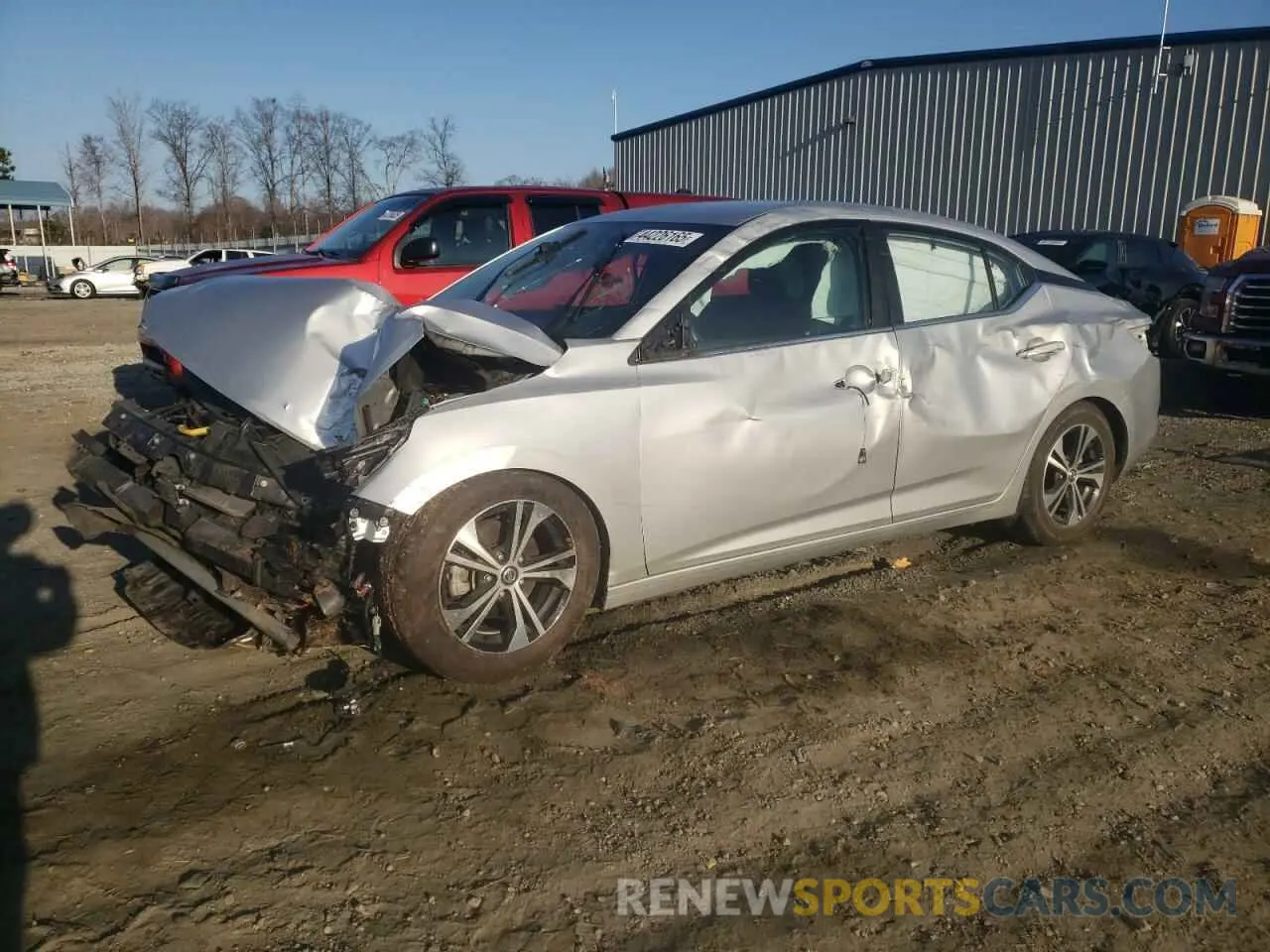 1 fotografías del automóvil dañado 3N1AB8CVXMY223259 NISSAN SENTRA 2021