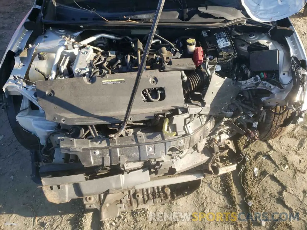 13 fotografías del automóvil dañado 3N1AB8CVXMY223259 NISSAN SENTRA 2021
