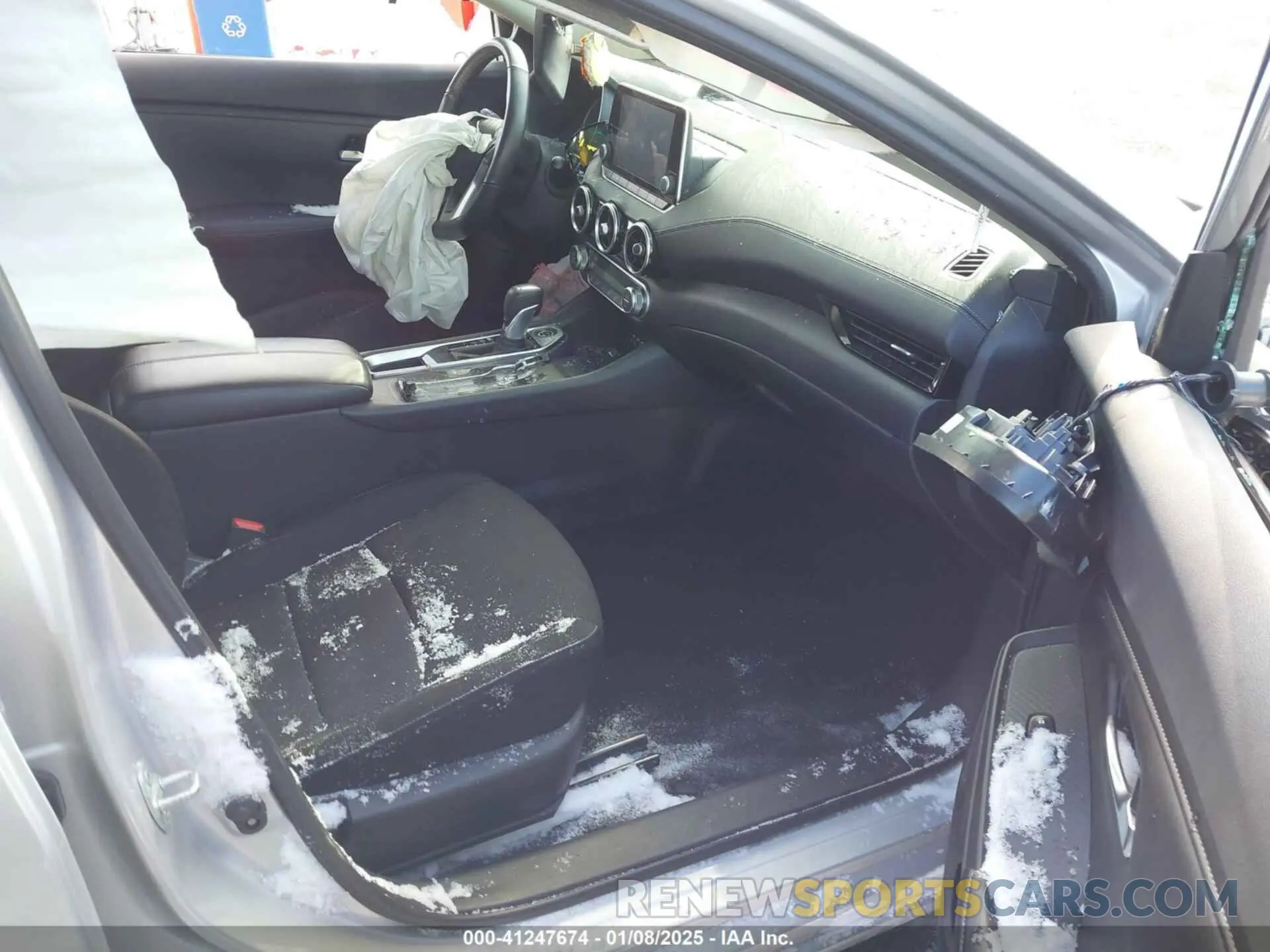 5 fotografías del automóvil dañado 3N1AB8CVXMY237792 NISSAN SENTRA 2021