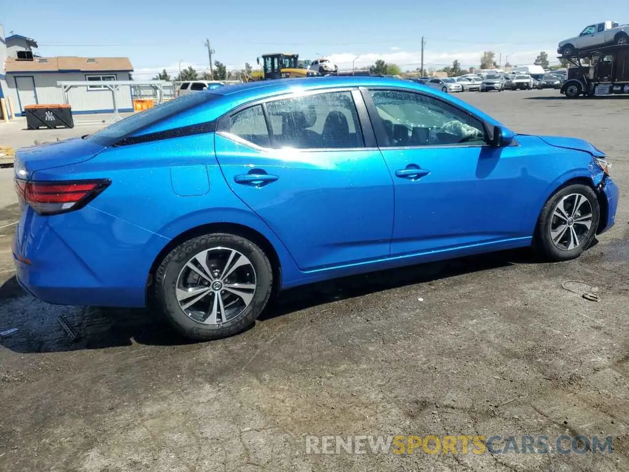 3 fotografías del automóvil dañado 3N1AB8CVXMY262837 NISSAN SENTRA 2021
