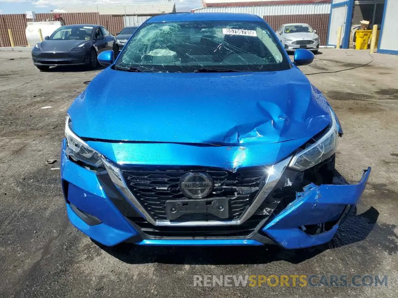 5 fotografías del automóvil dañado 3N1AB8CVXMY262837 NISSAN SENTRA 2021
