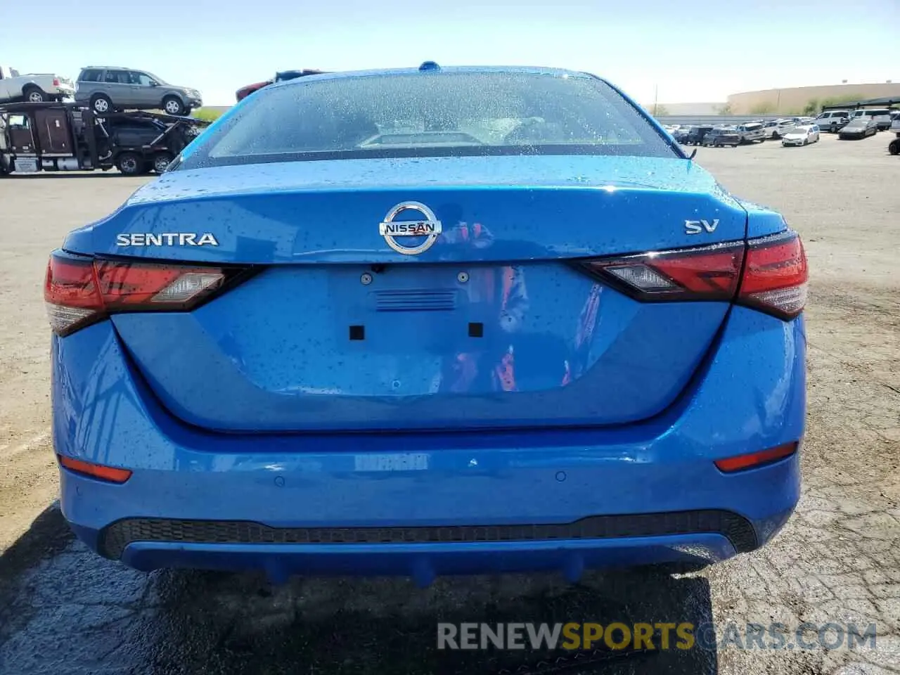 6 fotografías del automóvil dañado 3N1AB8CVXMY262837 NISSAN SENTRA 2021