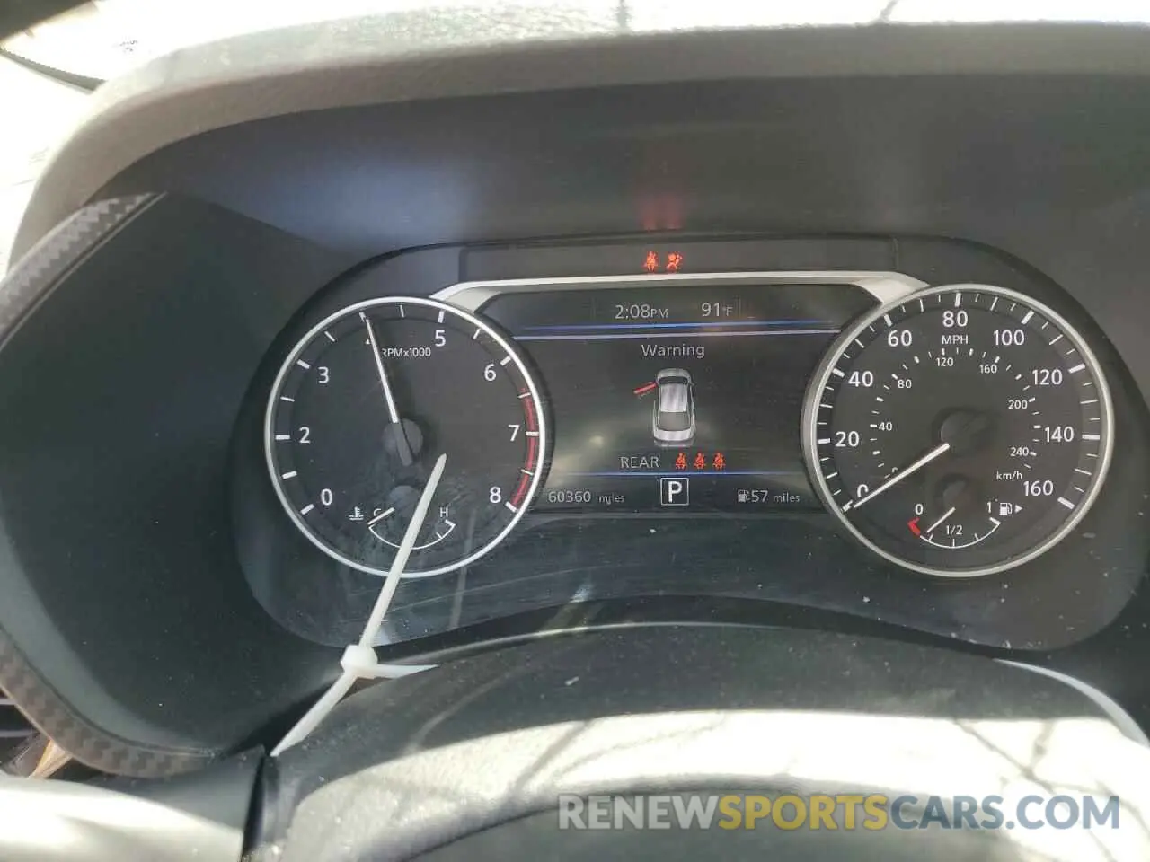9 fotografías del automóvil dañado 3N1AB8CVXMY262837 NISSAN SENTRA 2021