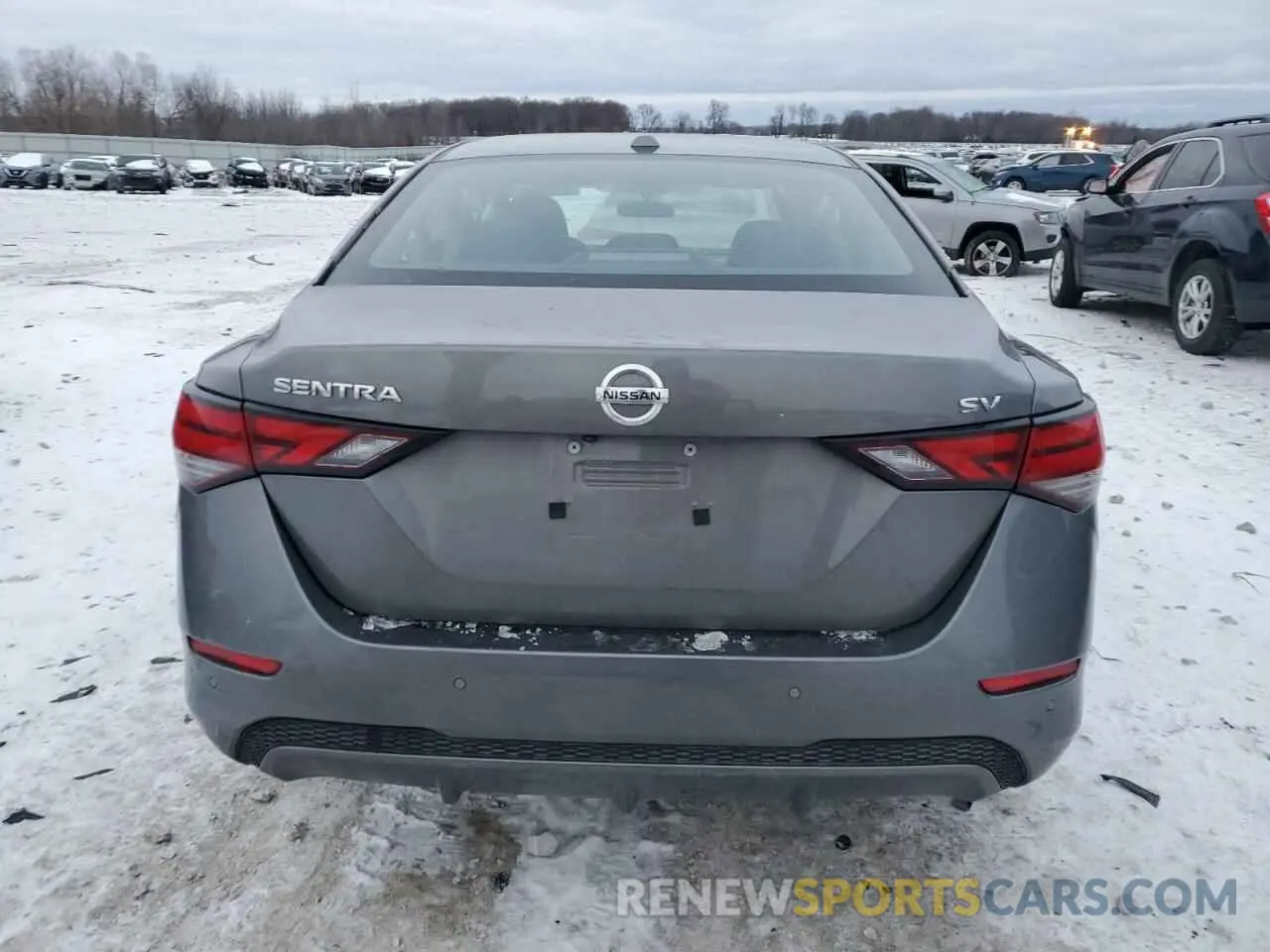 6 fotografías del automóvil dañado 3N1AB8CVXMY284398 NISSAN SENTRA 2021
