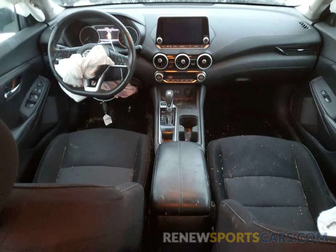 8 fotografías del automóvil dañado 3N1AB8CVXMY284398 NISSAN SENTRA 2021