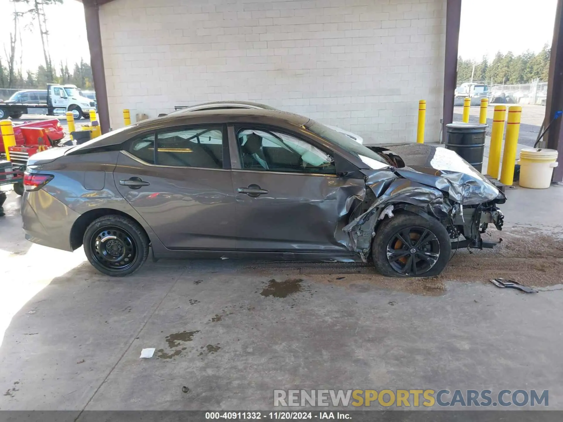 13 fotografías del automóvil dañado 3N1AB8CVXMY294221 NISSAN SENTRA 2021