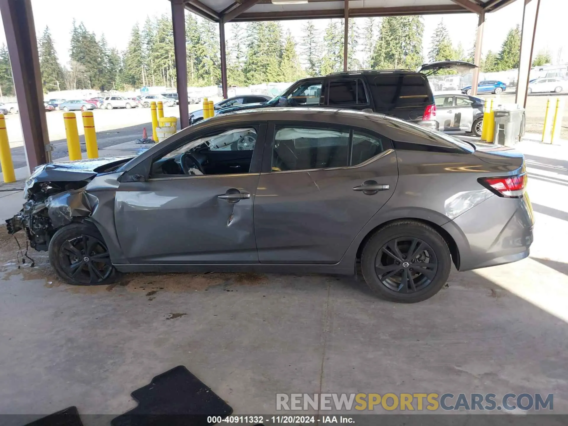 14 fotografías del automóvil dañado 3N1AB8CVXMY294221 NISSAN SENTRA 2021