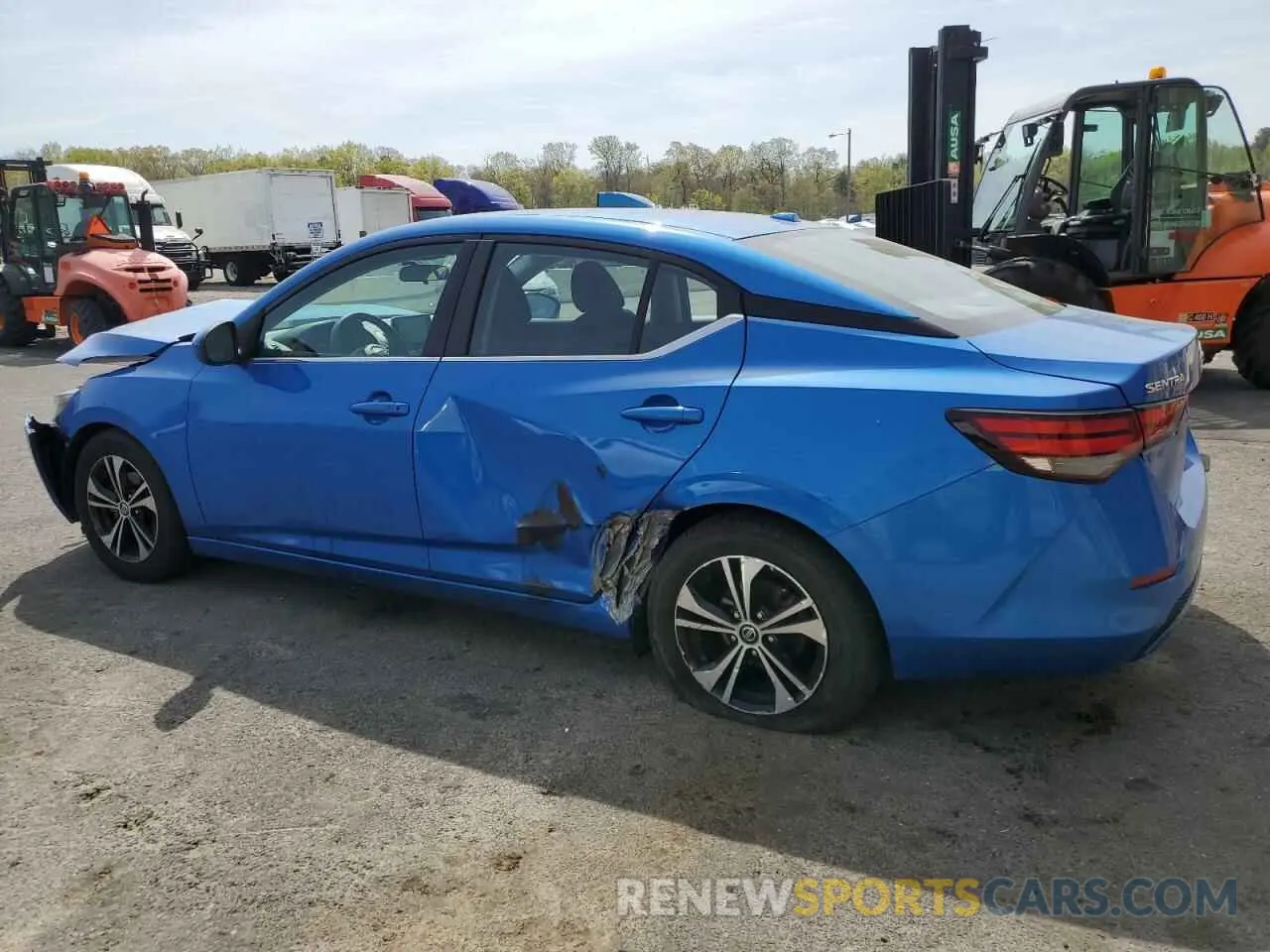 2 fotografías del automóvil dañado 3N1AB8CVXMY294316 NISSAN SENTRA 2021
