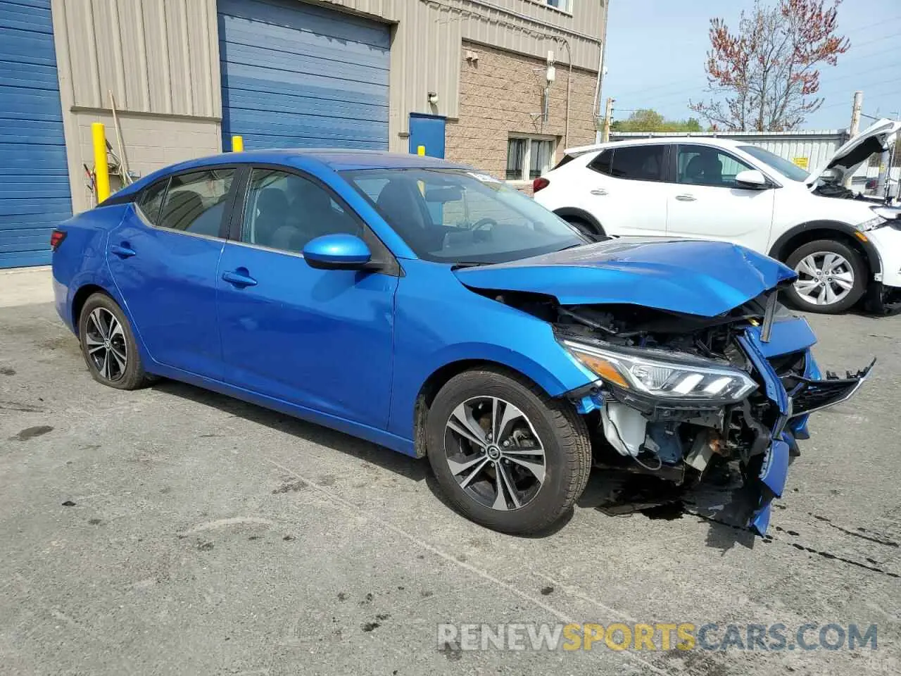 4 fotografías del automóvil dañado 3N1AB8CVXMY294316 NISSAN SENTRA 2021