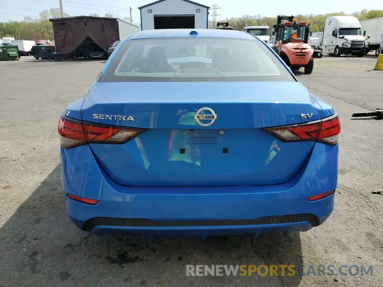 6 fotografías del automóvil dañado 3N1AB8CVXMY294316 NISSAN SENTRA 2021
