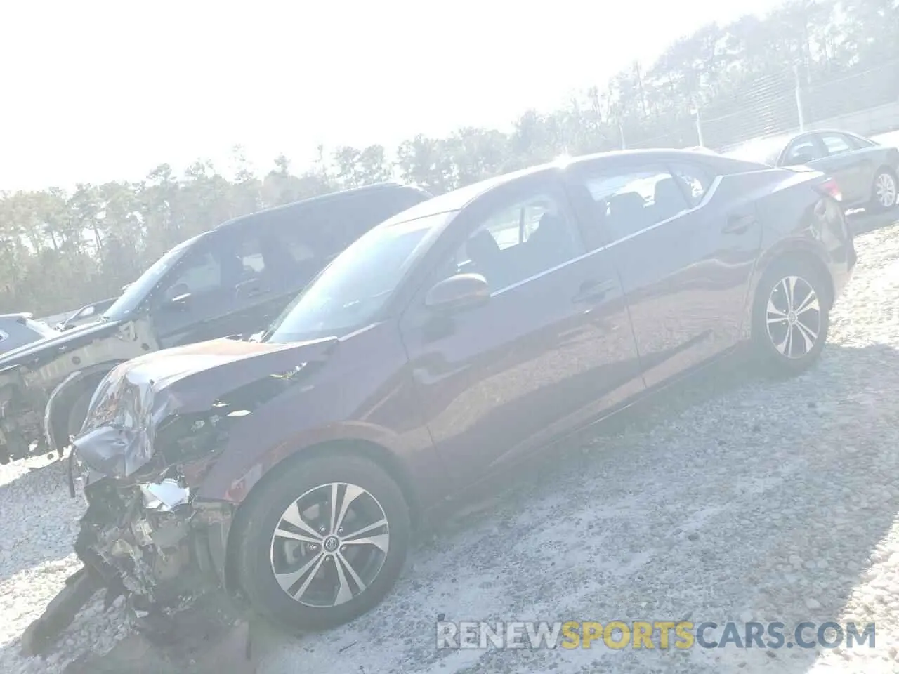 1 fotografías del automóvil dañado 3N1AB8CVXMY299726 NISSAN SENTRA 2021