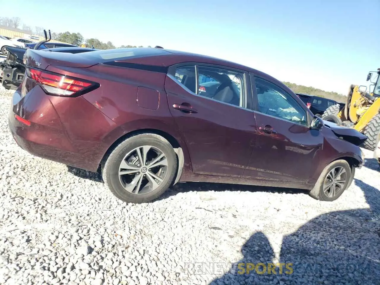 3 fotografías del automóvil dañado 3N1AB8CVXMY299726 NISSAN SENTRA 2021