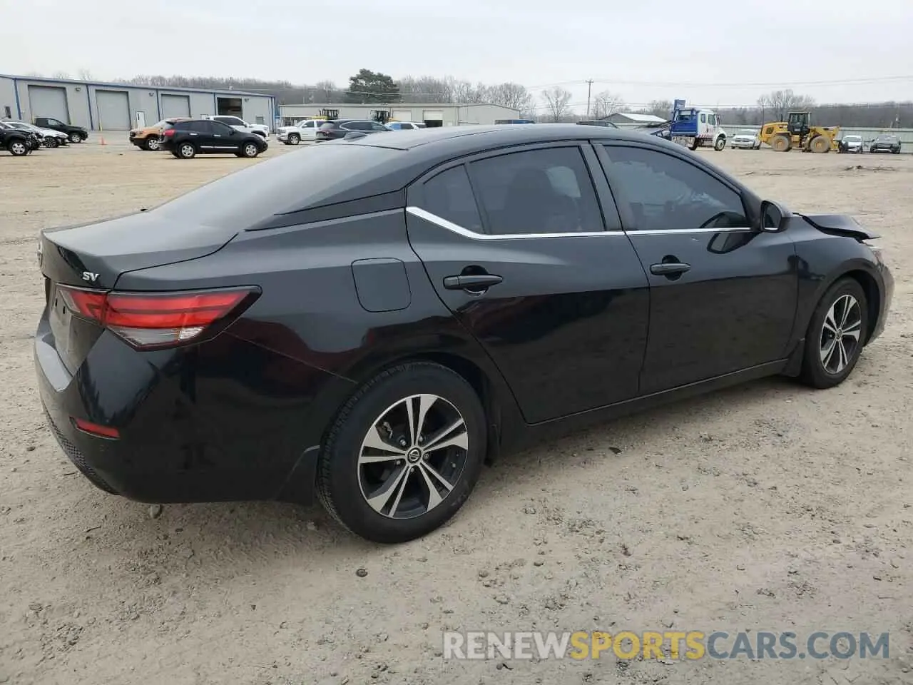 3 fotografías del automóvil dañado 3N1AB8CVXMY314421 NISSAN SENTRA 2021