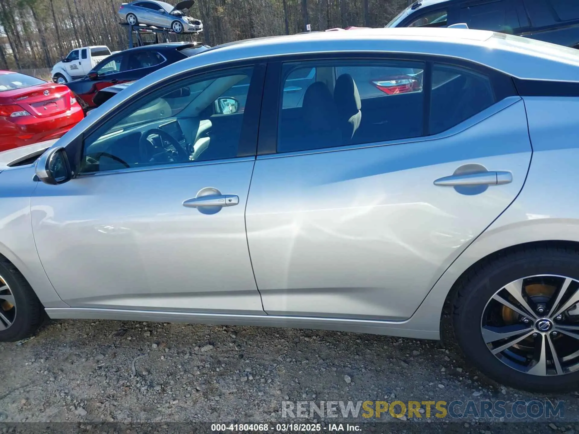 14 fotografías del automóvil dañado 3N1AB8CVXMY314449 NISSAN SENTRA 2021