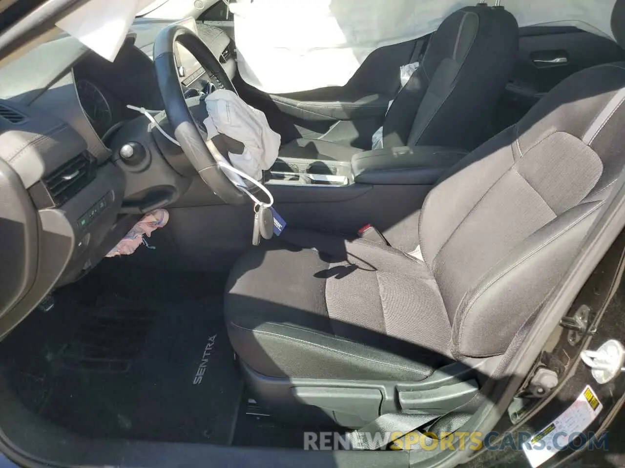 7 fotografías del automóvil dañado 3N1AB8CVXMY320896 NISSAN SENTRA 2021