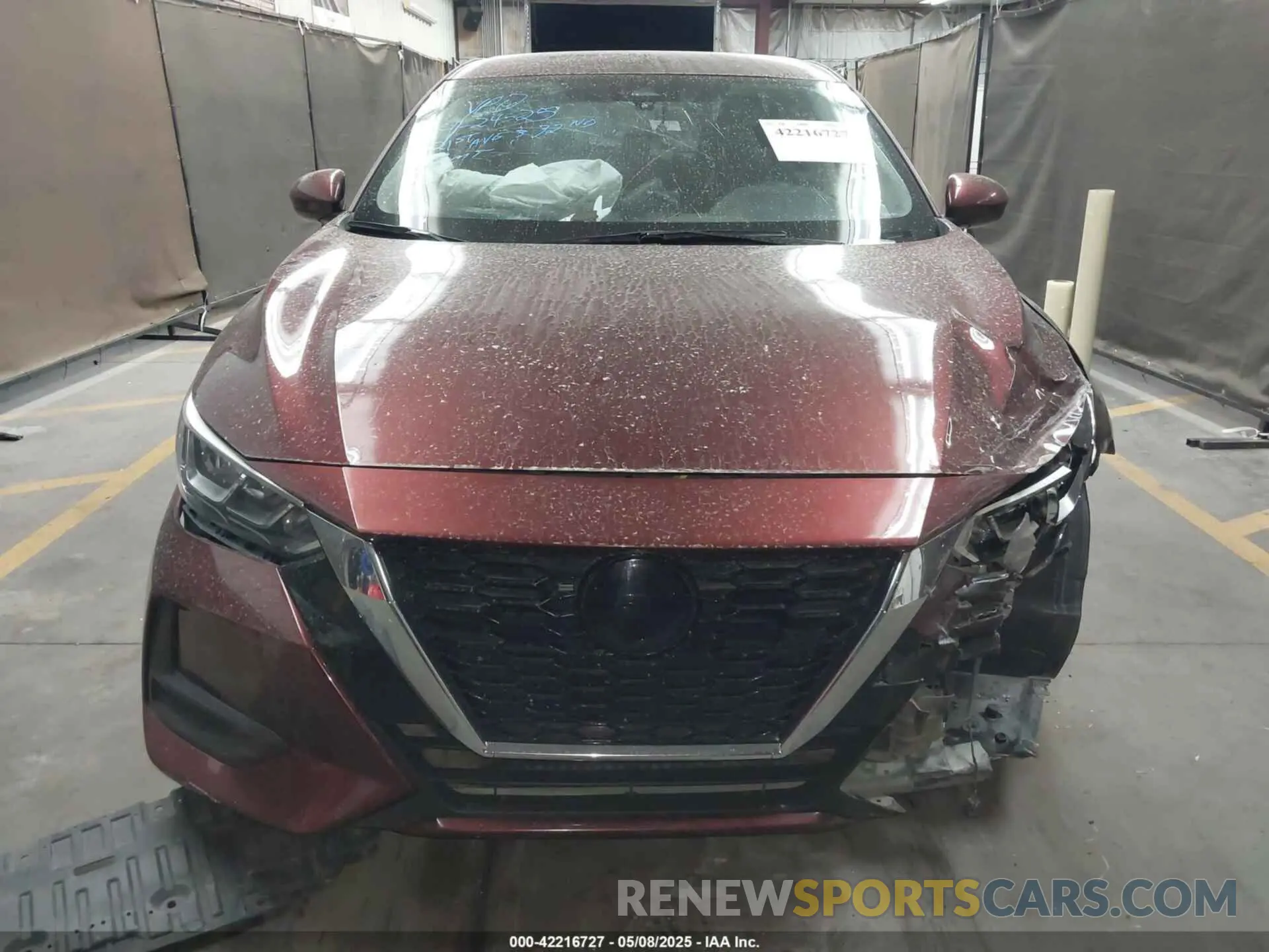 11 fotografías del automóvil dañado 3N1AB8CVXMY325533 NISSAN SENTRA 2021
