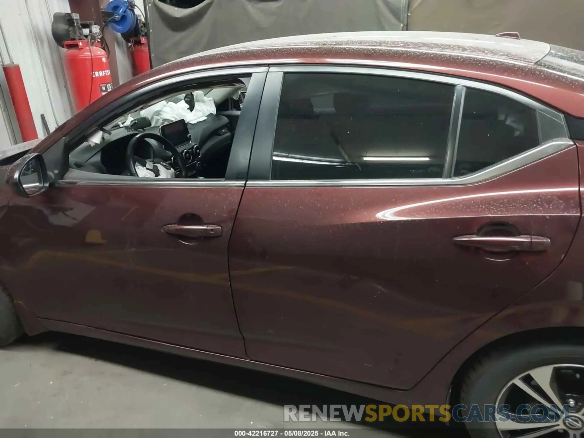 13 fotografías del automóvil dañado 3N1AB8CVXMY325533 NISSAN SENTRA 2021
